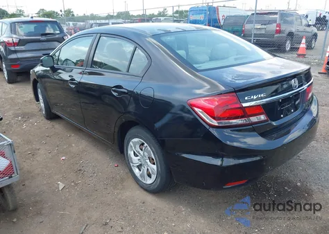 2013 Honda Civic Lx z USA, uszkodzony, nr VIN 2HGFB2F51DH518219
